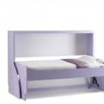 Studybed children's loft bed with storage shelf and pull-out desk for compact bedroom organisation and space-saving solutions.