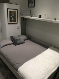 Double StudyBed in Grey and White (Bed Mode)