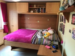 Double StudyBed with Matching Furniture (Bed Mode)