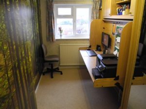 Double StudyBed in Box Room