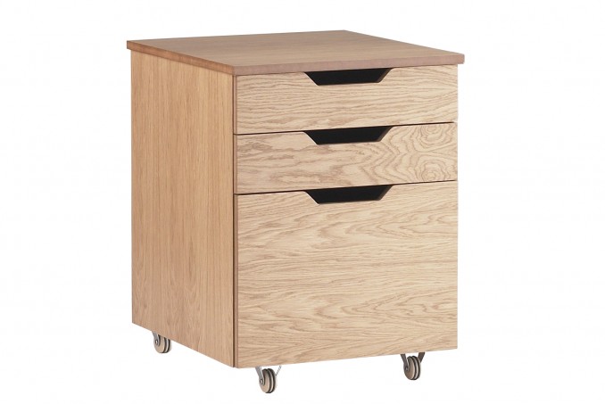 Filing Cabinet in Light Oak