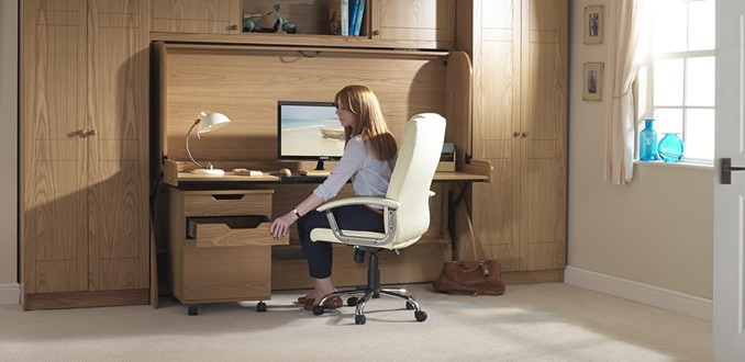 Studybed Desk And Bed Combination, Single Wall Bed With Desk Uk